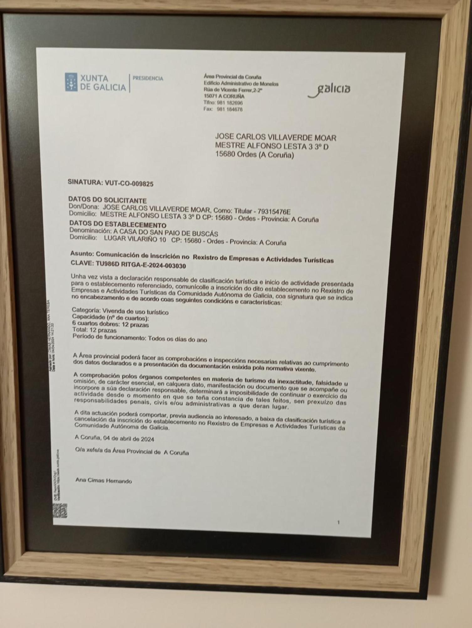 Apartament A Casa Do San Paio De Buscas Ordes Zewnętrze zdjęcie
